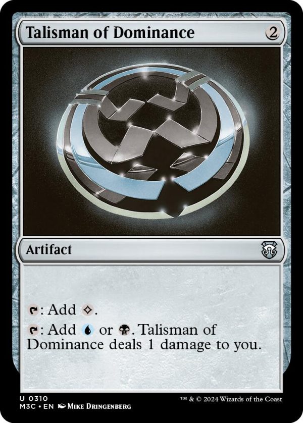 Talisman of Dominance [Modern Horizons 3 Commander] on Sale