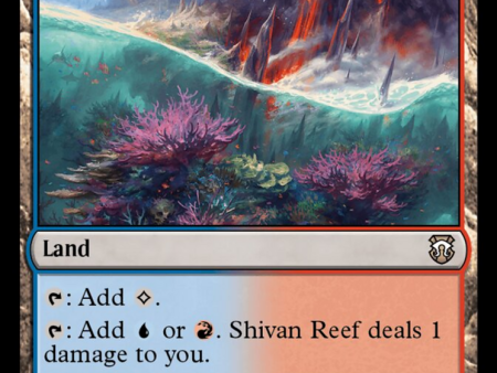 Shivan Reef (Ripple Foil) [Modern Horizons 3 Commander] For Cheap