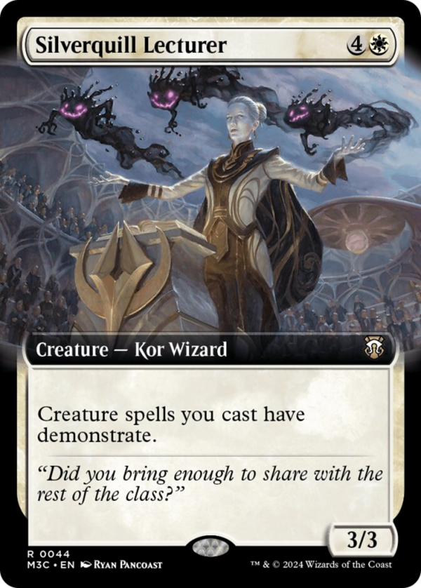 Silverquill Lecturer (Extended Art) [Modern Horizons 3 Commander] Online