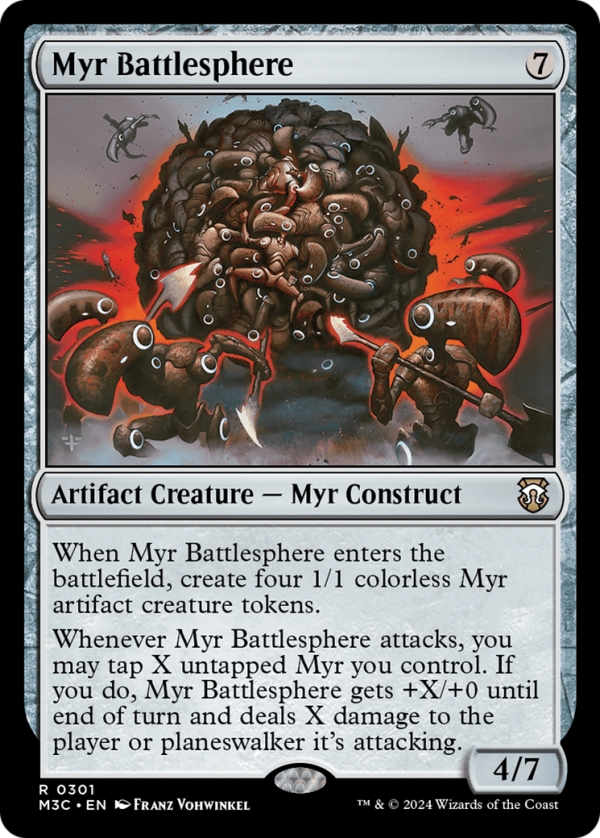 Myr Battlesphere [Modern Horizons 3 Commander] For Sale