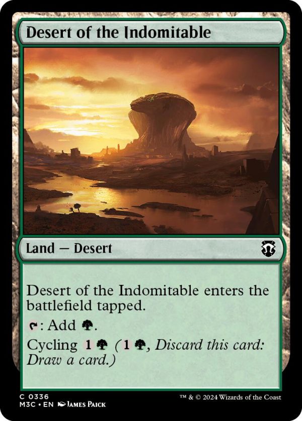 Desert of the Indomitable [Modern Horizons 3 Commander] Online Sale