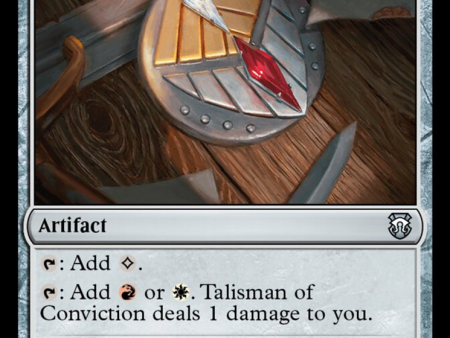 Talisman of Conviction (Ripple Foil) [Modern Horizons 3 Commander] on Sale