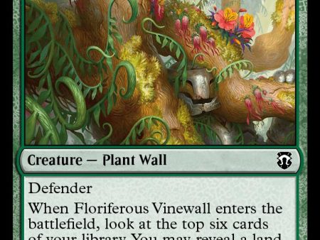 Floriferous Vinewall [Modern Horizons 3 Commander] Online