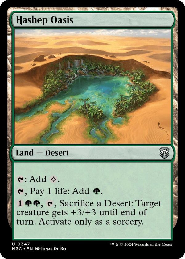 Hashep Oasis [Modern Horizons 3 Commander] For Discount