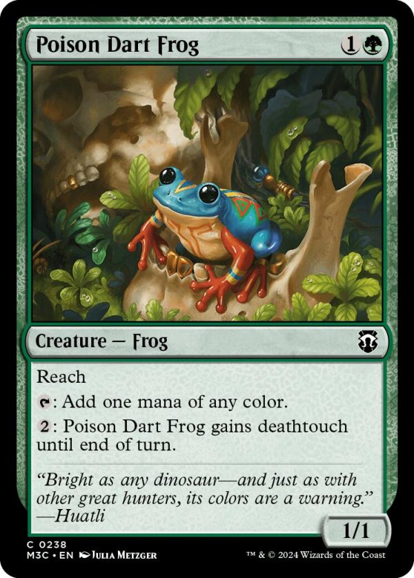 Poison Dart Frog [Modern Horizons 3 Commander] Sale