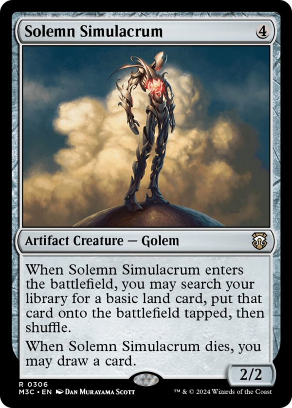 Solemn Simulacrum [Modern Horizons 3 Commander] Online now