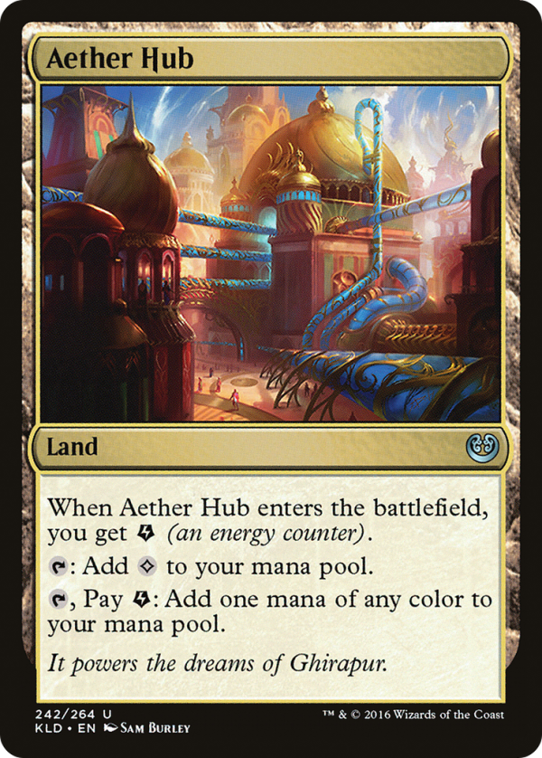 Aether Hub (Ripple Foil) [Modern Horizons 3 Commander] Supply