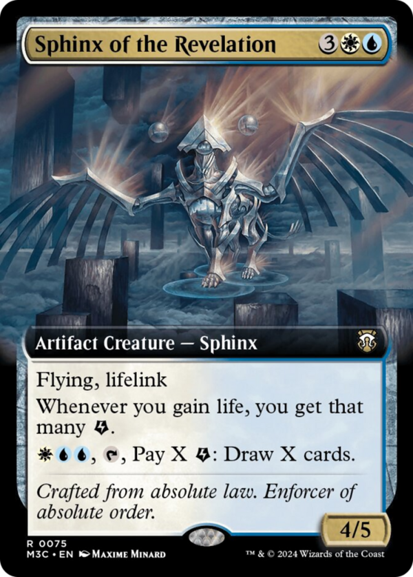 Sphinx of the Revelation (Extended Art) [Modern Horizons 3 Commander] Online Hot Sale