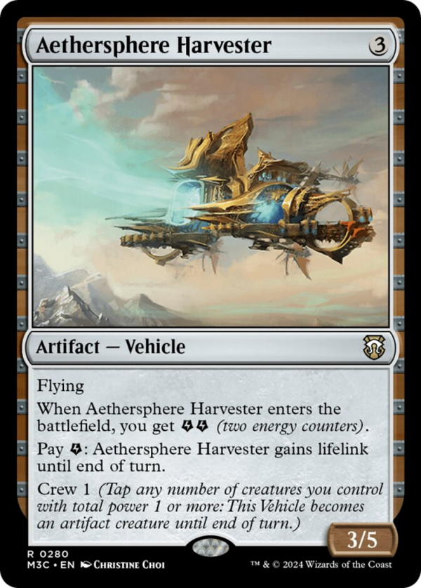 Aethersphere Harvester [Modern Horizons 3 Commander] Online Sale