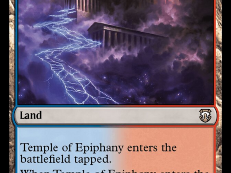 Temple of Epiphany (Ripple Foil) [Modern Horizons 3 Commander] on Sale