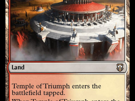 Temple of Triumph (Ripple Foil) [Modern Horizons 3 Commander] on Sale