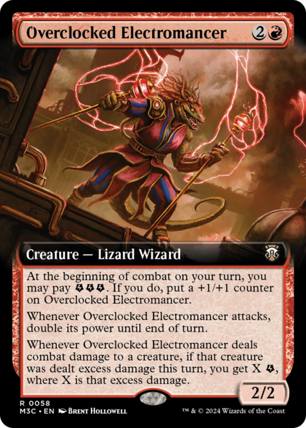 Overclocked Electromancer (Extended Art) [Modern Horizons 3 Commander] Supply