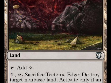 Tectonic Edge [Modern Horizons 3 Commander] Hot on Sale