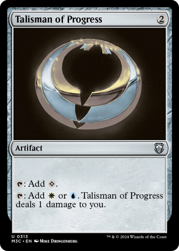 Talisman of Progress (Ripple Foil) [Modern Horizons 3 Commander] For Discount