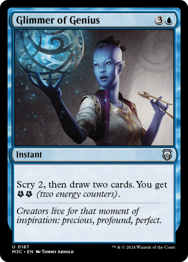 Glimmer of Genius [Modern Horizons 3 Commander] For Discount