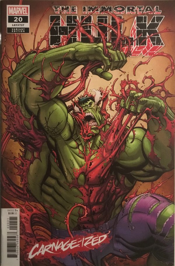 IMMORTAL HULK #20 CARNAGE-IZED VARIANT COVER Online Sale