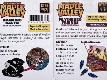 Maple Valley: Roaming Raven and Feathered Friends Mini-Expansions on Sale