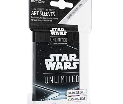 Gamegenic - Star Wars: Unlimited Art Sleeves: Card Back Black For Sale