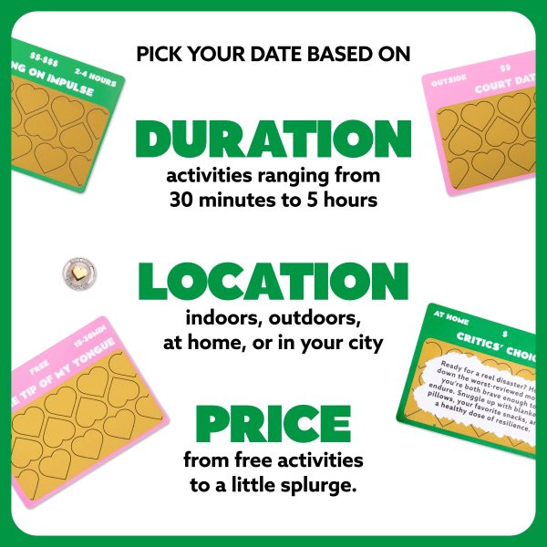 Date Night Scratch-Off Cards For Sale