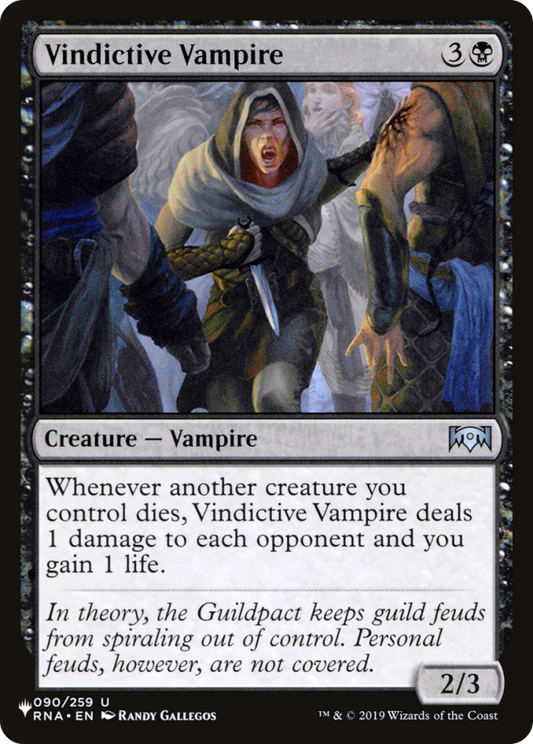 Vindictive Vampire [The List] For Cheap