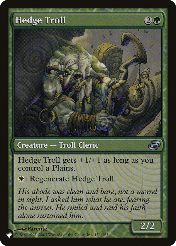 Hedge Troll [The List] on Sale