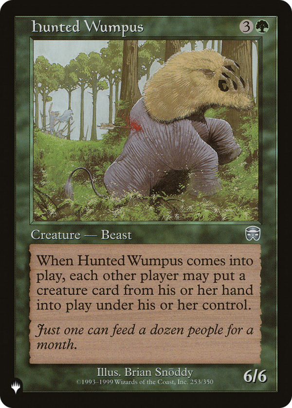 Hunted Wumpus [The List] on Sale