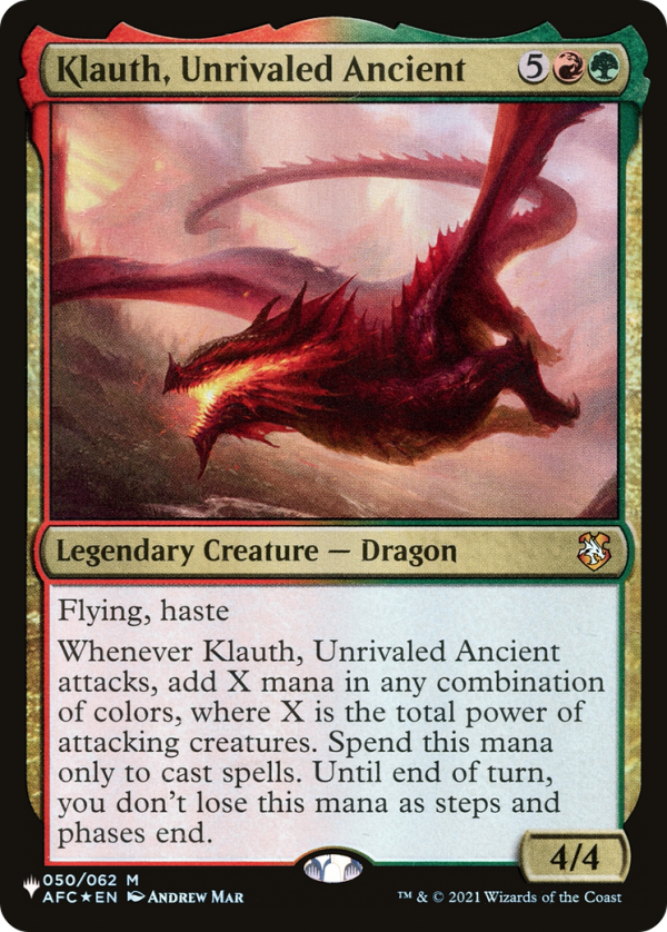 Klauth, Unrivaled Ancient [The List] For Discount