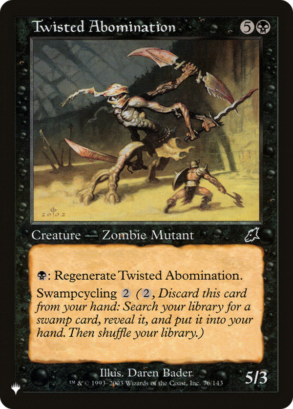 Twisted Abomination [The List] For Cheap