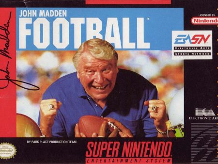 JOHN MADDEN FOOTBALL  - SNES (W BOX & MANUAL) Discount